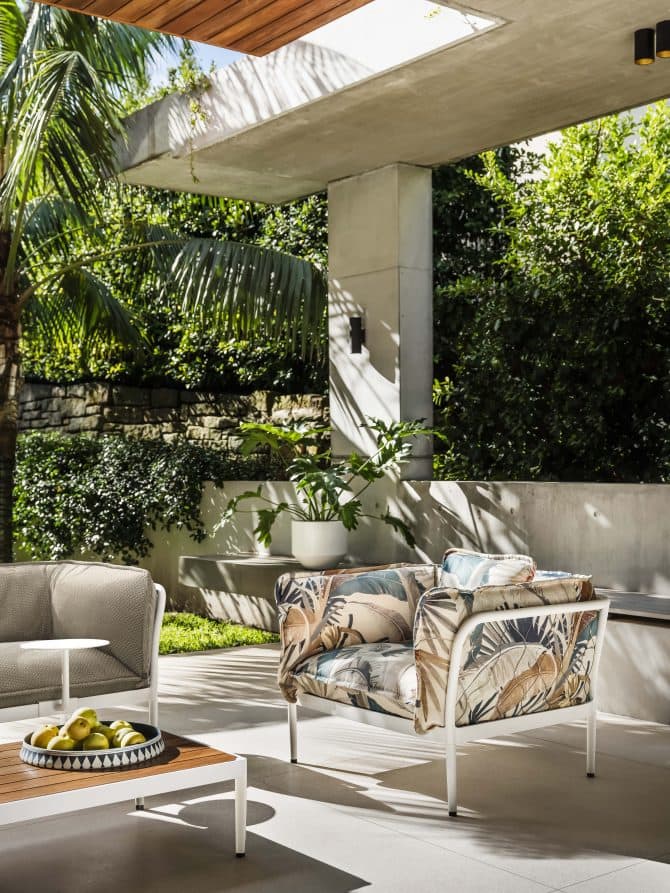 Luxury Outdoor Upholstered Armchair