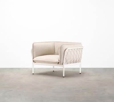 You don't often hear outdoor furniture described as sexy, but the Trace Outdoor Armchair is an unarguably luxury outdoor upholstered armchair.