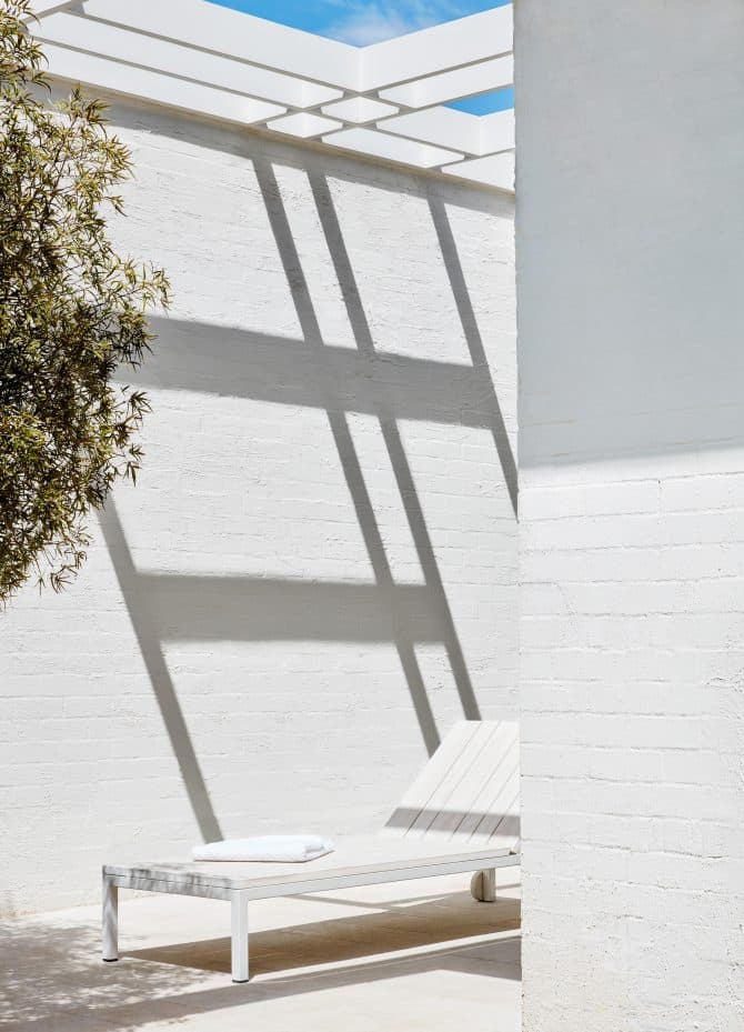 The Linear Side Table is a deftly modern outdoor side table. Outwardly typical, look closer and you'll see why it has become a Tait classic.