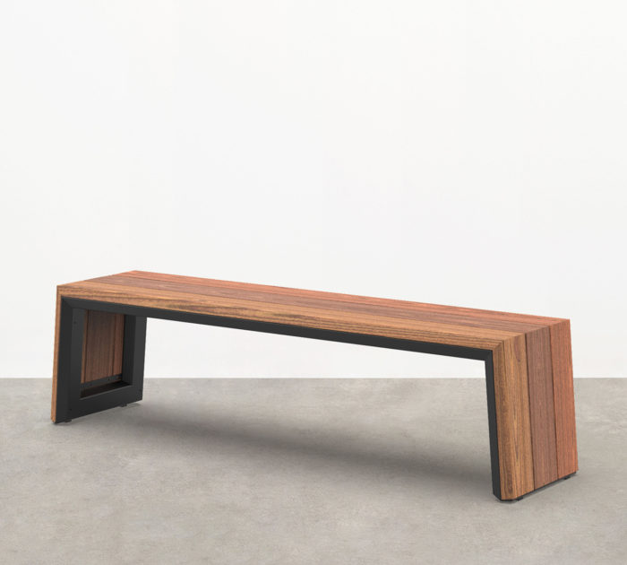 It's the eponymous "kink" of this modern timber bench seat with its perfectly executed element of surprise that makes it "a Tait".