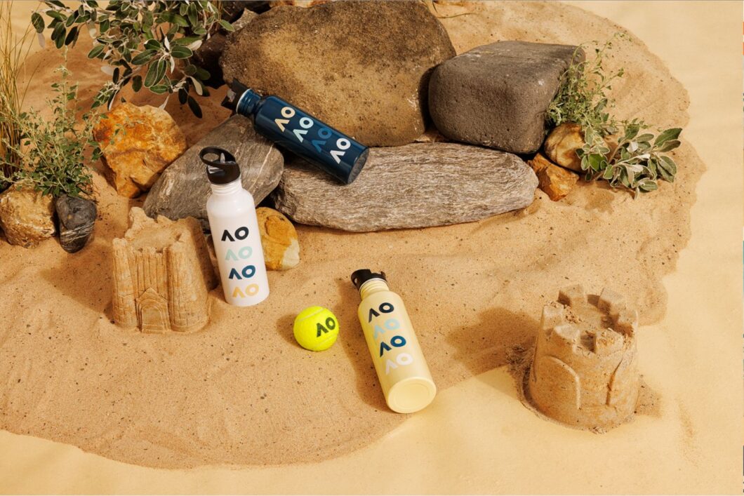 Native Beachscape design by Alchemy Orange for Ralph Lauren Australian Open photoshoot