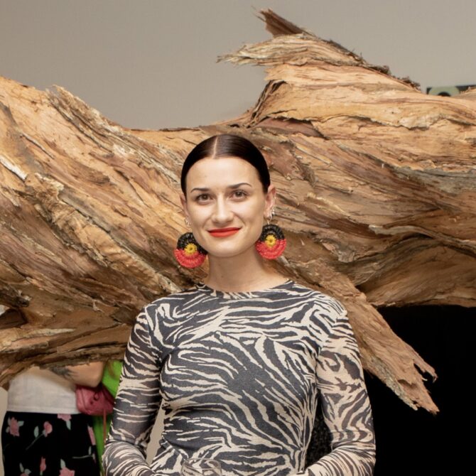 Botanical designer and Yorta Yorta woman, Shahn Stewart of Orange Alchemy