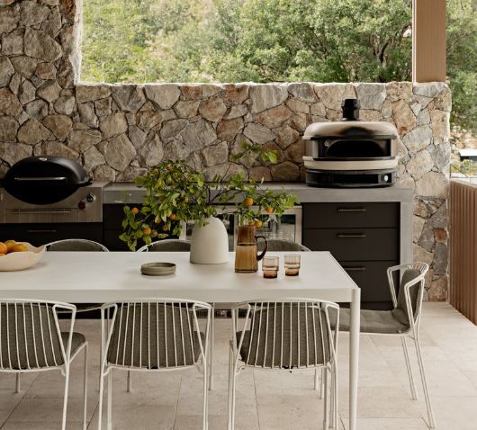 Tidal Chairs outdoor Australian made furniture by Tait in Autumn House by Hemma Interiors