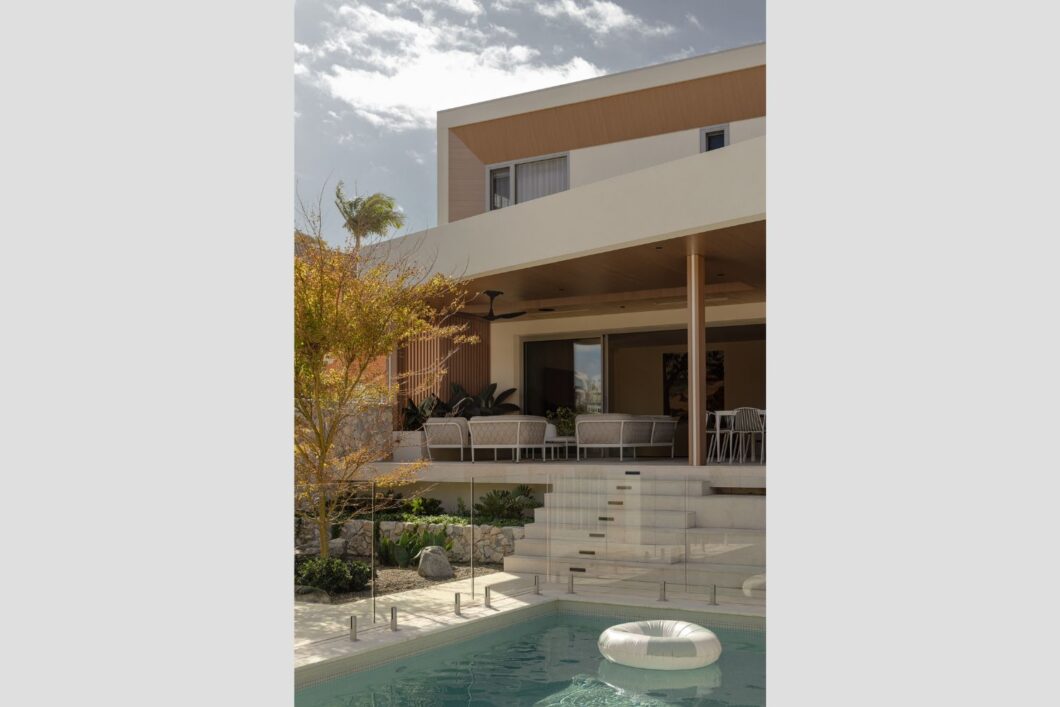 Trace Armchairs Australian made outdoor furniture by Tait in Autumn House by Hemma Interiors