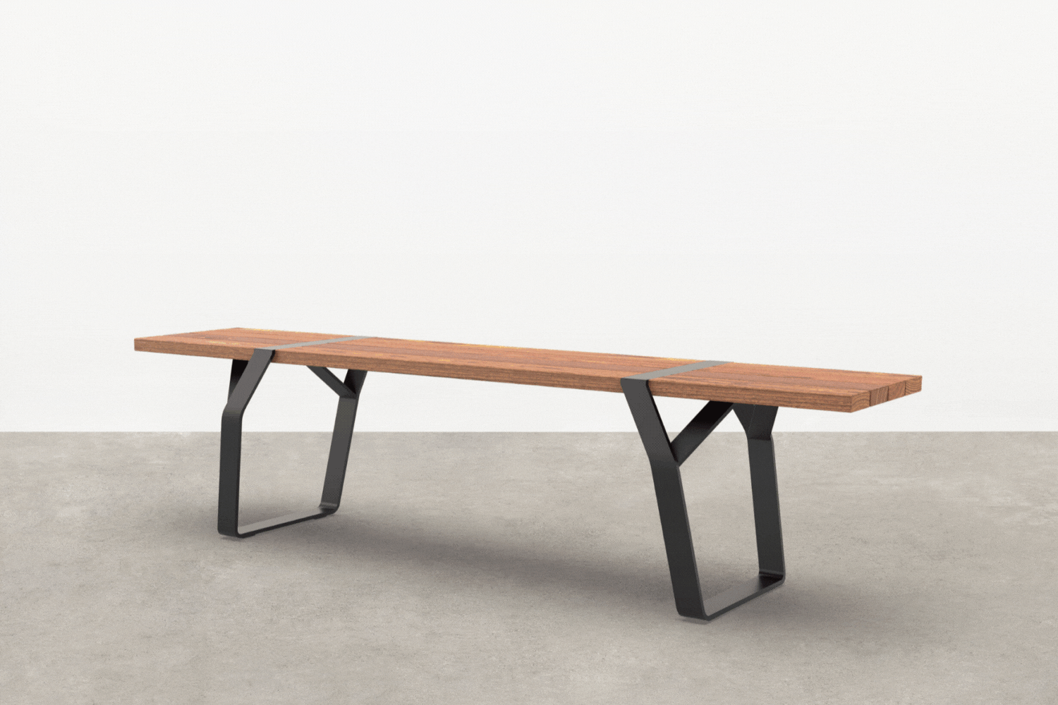 Flexible outdoor dining seating by Tait - stackable chairs and moveable benches